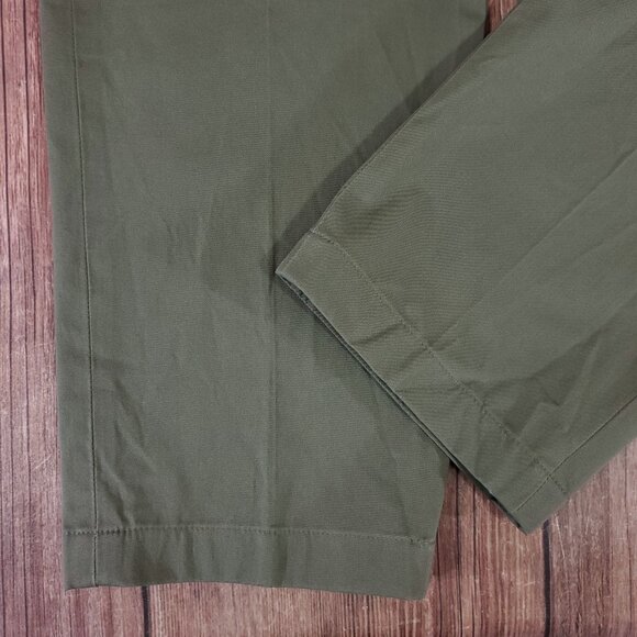 NWT Uniqlo Mens Size Medium Smart Ankle Pants Olive - Picture 7 of 15